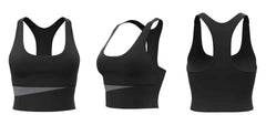 Peach Colorblock Bra