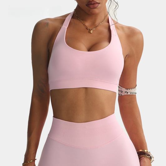 Yoga Vest Halter Yoga Wear Sports Vest Beautiful Back Yoga Wear