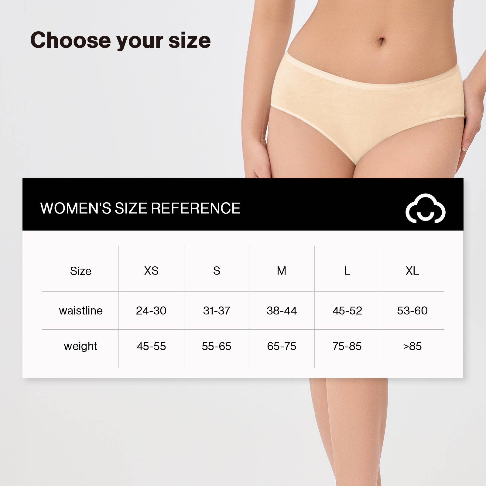 7/30 Pack Women's Disposable cotton underwear
